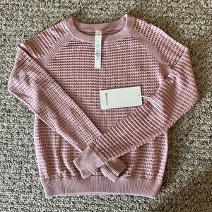 Lululemon Pointelle-Knit Cotton Sweater